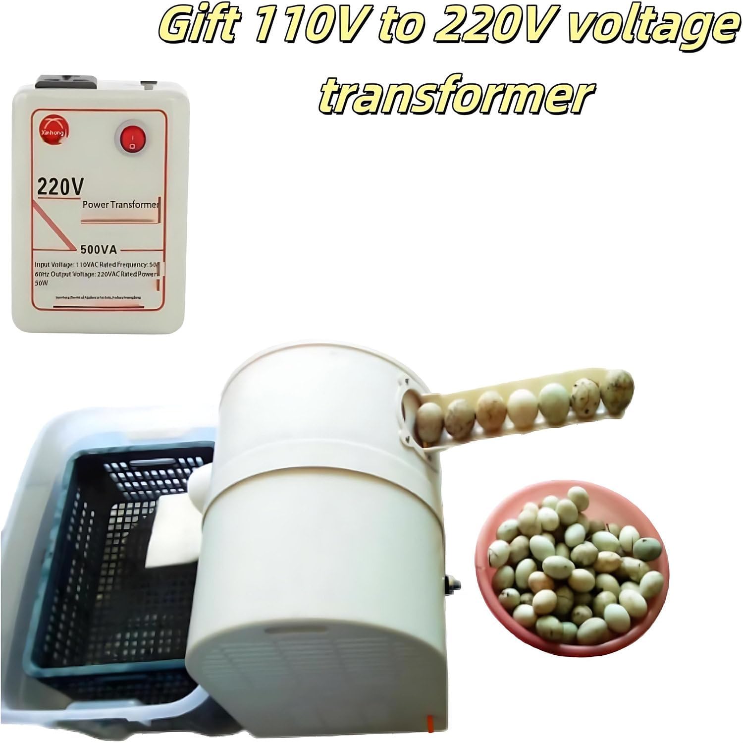 Automatic Egg Washing Machine for Fresh Eggs - 2300 Pcs/H Electric Egg Washer Machine with Roller Brush, Compact Egg Cleaning Brush Machine Tool for Chicken Duck Goose Egg Egg Cleaner