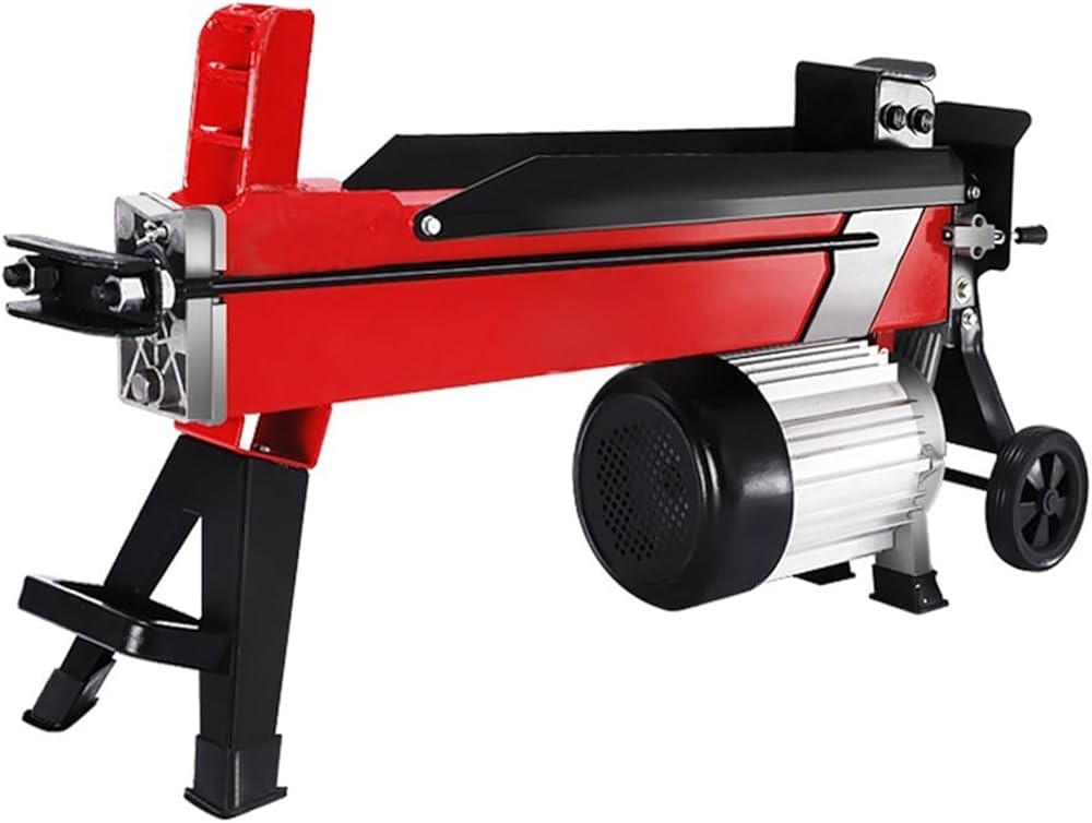 Log Splitter Log Splitter Splits Firewood into Four Pieces Wheel Equipped Easy Mobility Home Rural Areas Forests
