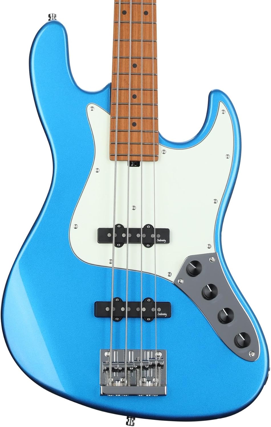 Sadowsky MetroExpress 21-fret Vintage JJ Bass, 4-string - Ice Blue Metallic