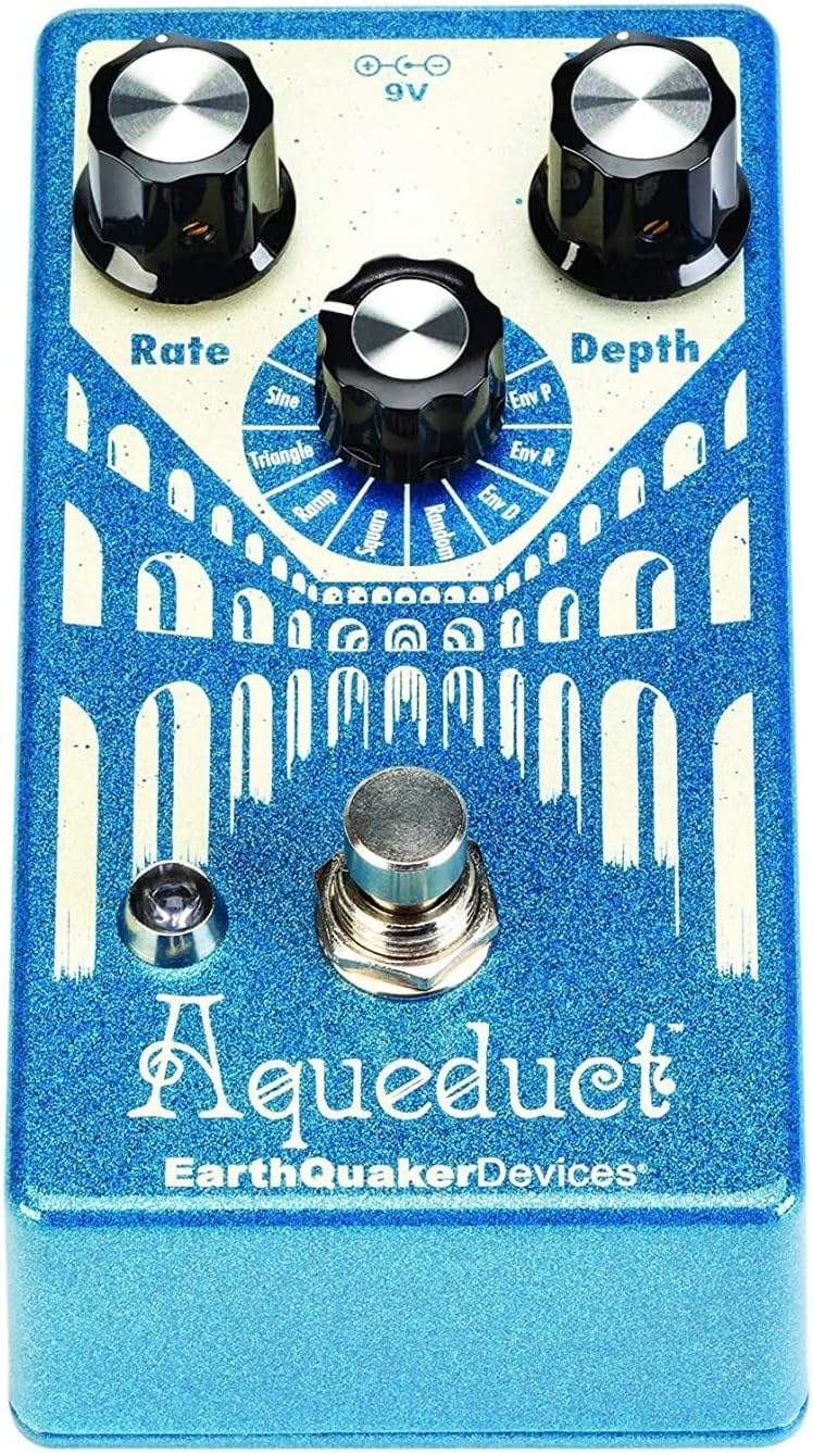 EarthQuaker Devices Aqueduct Pitch Vibrato Guitar Effects Pedal