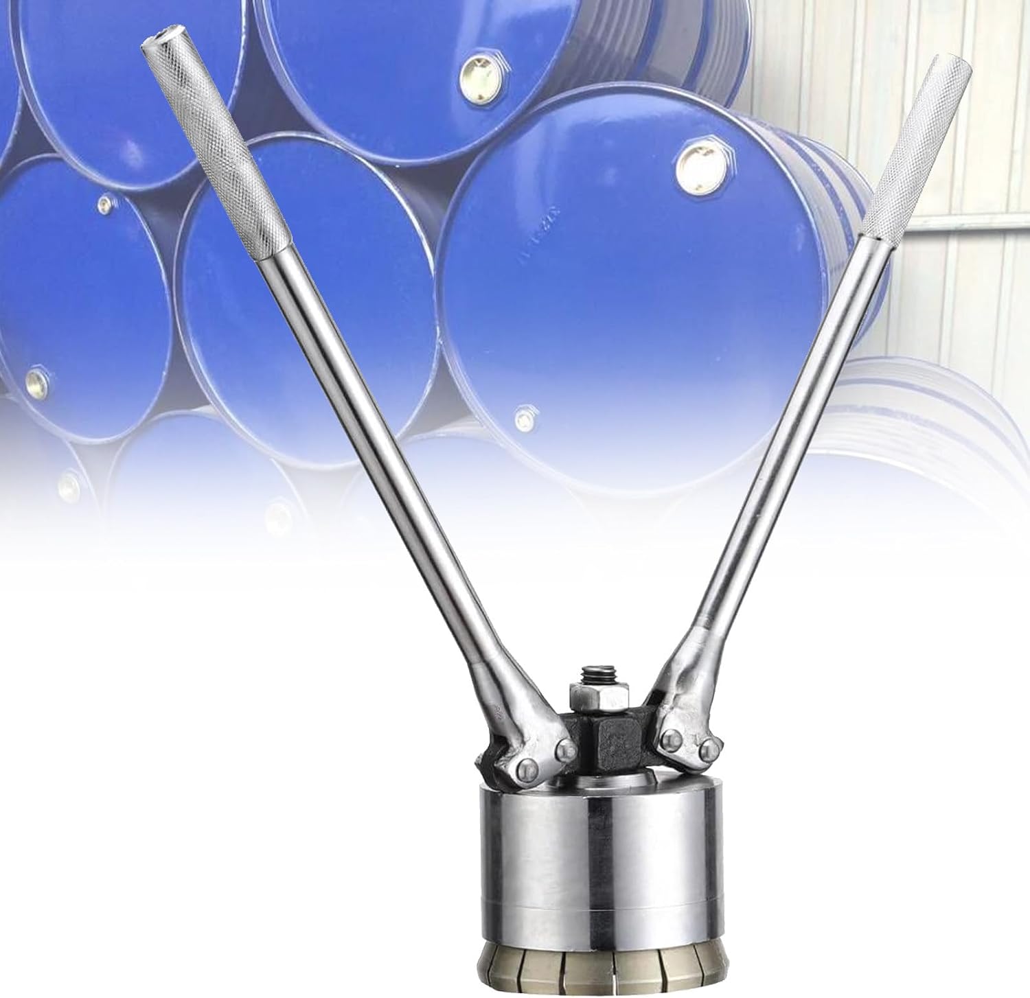 Steel Capping Clamp, for 35/70mm Oil Drum Iron Barrel Cap, Iron Drum Sealing Machine, Oil Barrel Crimper Sealer,35mm+70mm