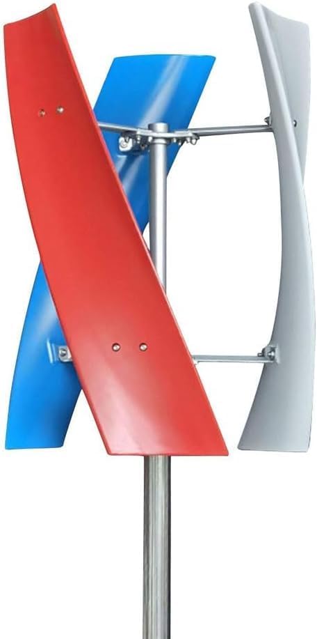 Wind Turbine Generator Kit 8000W 3 Blade Portable Vertical Wind Power Turbine Generator Kit with Charge Controller Wind Turbine