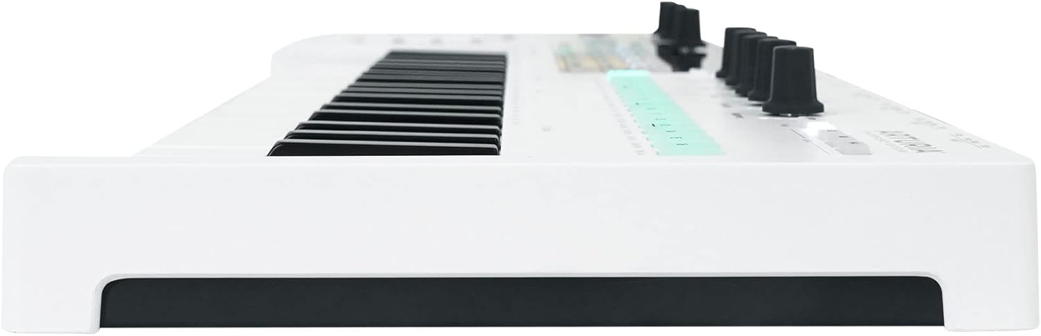 Audiosavings Bundle: Arturia Keystep Pro Sequencer 37-Key Midi USB DJ/Recording Keyboard Controller Bundle with Rockville RPB50 Large & Loud Portable Bluetooth Speaker with LED+Long Battery (2 Items)