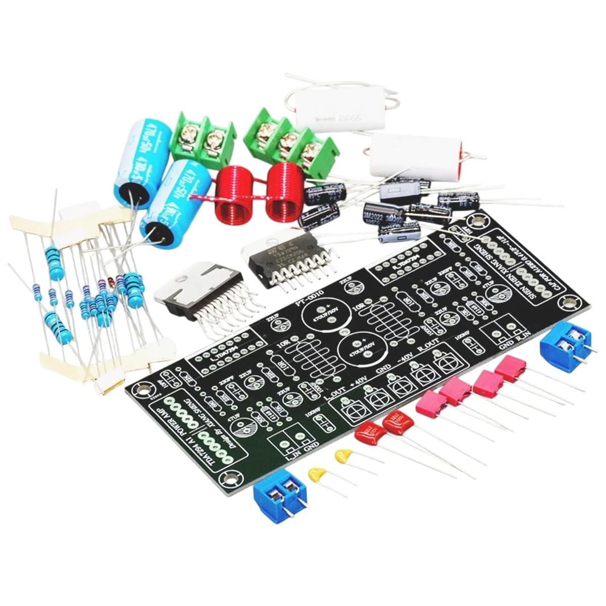 TDA7294 100W+100W Dual-Channel Audlo Amplifier Board Power Amplifier Board HiFi Amplifier Module DIY Accessories Sound RetroFlt