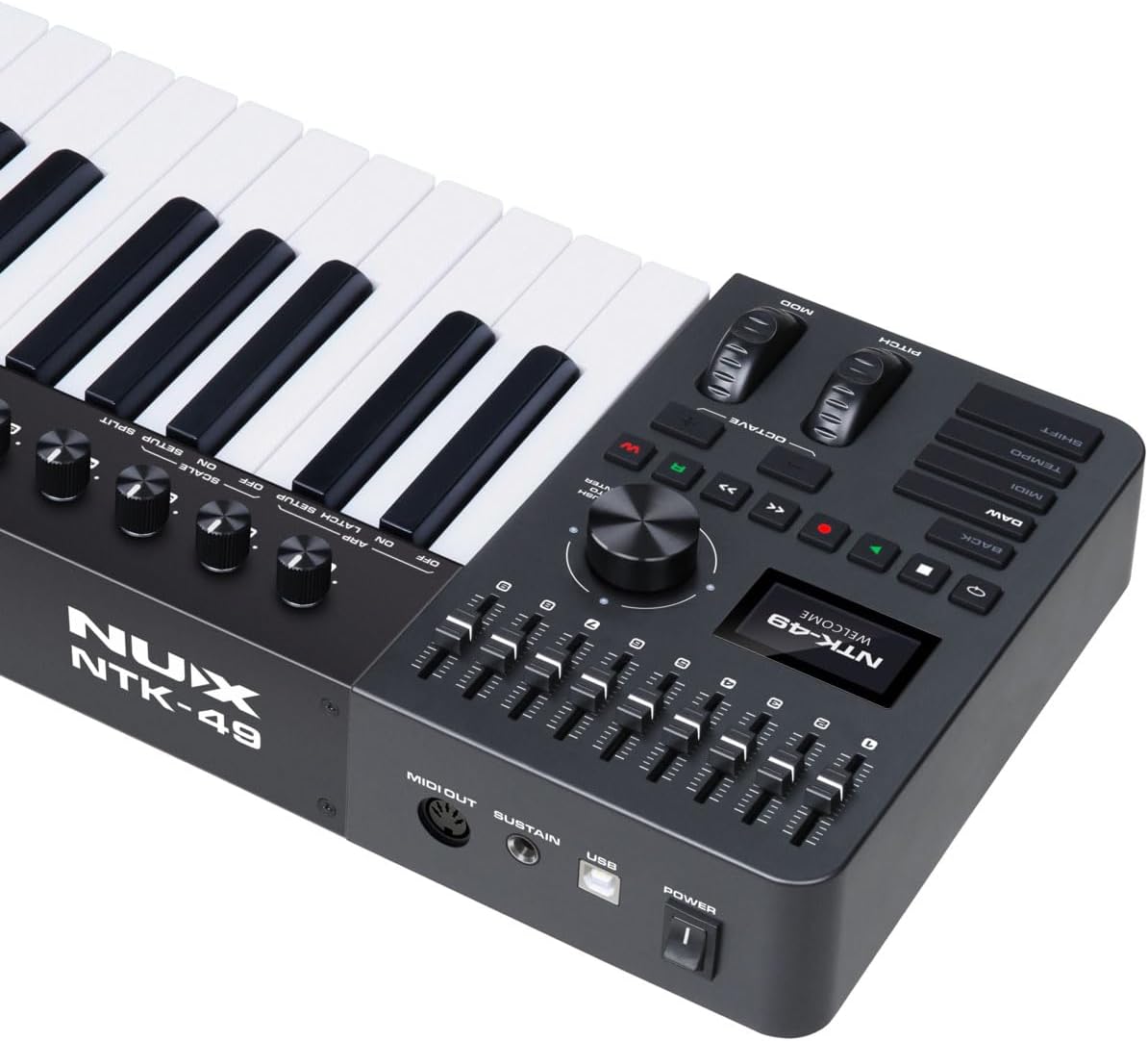 NUX NTK-49 MIDI Keyboard Controller