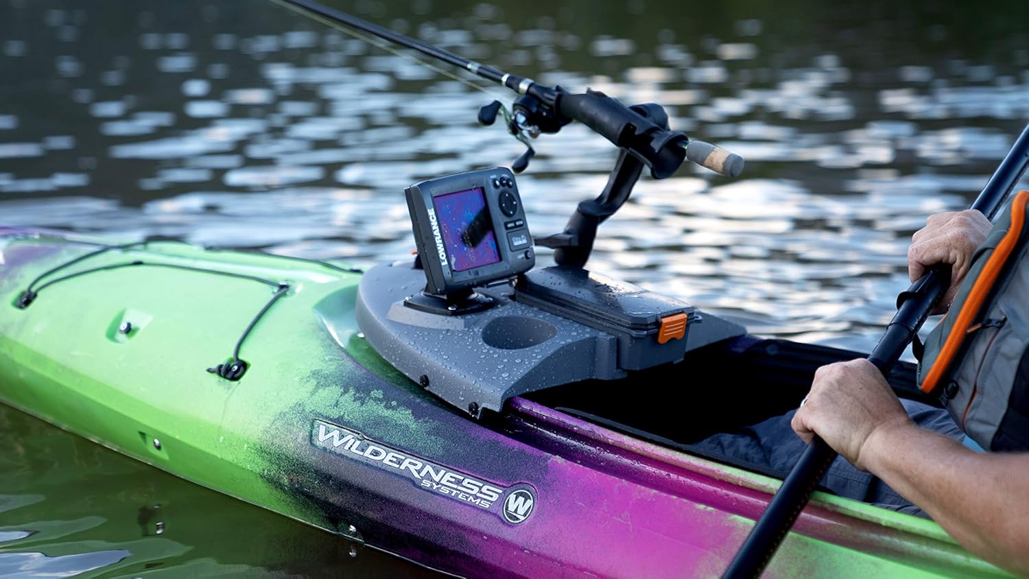 Wilderness Systems Pungo Dashboard | Kayak Dashboard with Dry Storage| Console for Pungo Kayaks, Gray