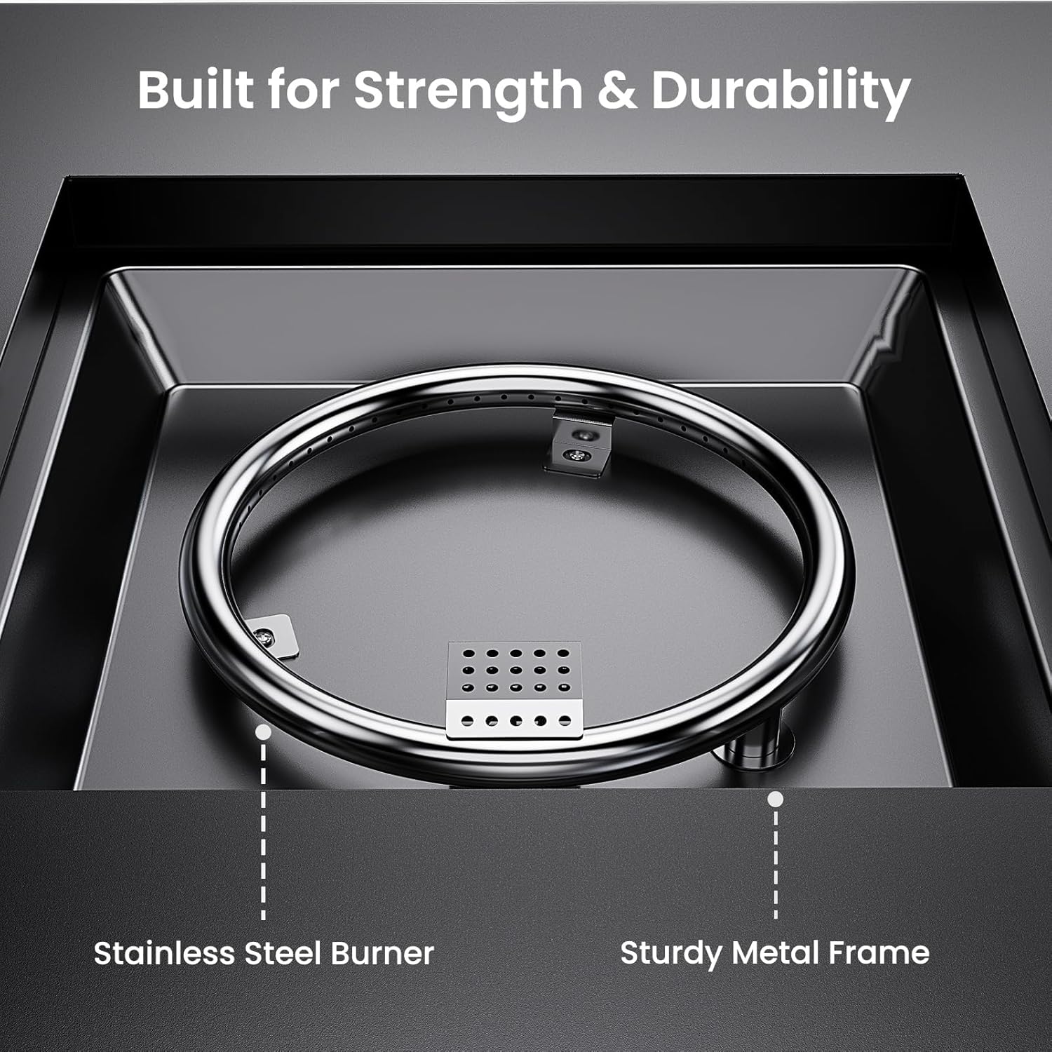 Ciays 32 Inch Propane Fire Pits,50,000 BTU Gas Fire Pit Table for Outsides with Steel Lid and Lava Rock, 2-in-1 Square Fire Table for Gatherings Parties on Patio Deck Garden Backyard, Black