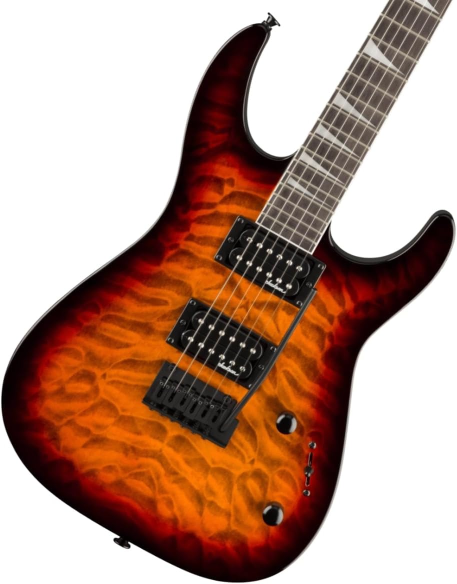 Jackson Dinky JS20 DKQ Electric Guitar - Tobacco Burst