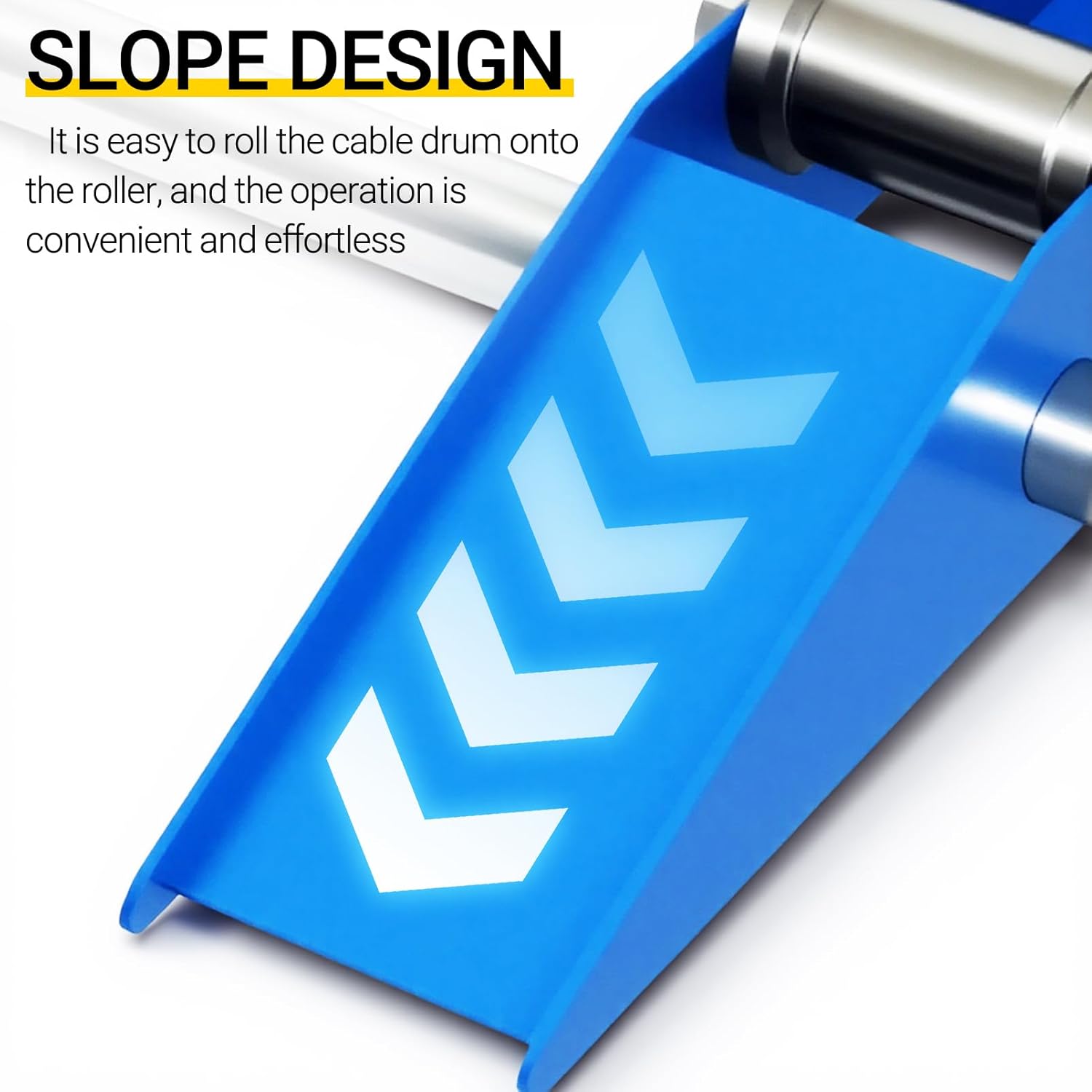 Cable Drum Roller, Heavy Duty Cable Caddy,Wire Unwinder Dispenser, Double Rail Wire Stand for Drum Reel Max 39.4in Width, 2 Ton