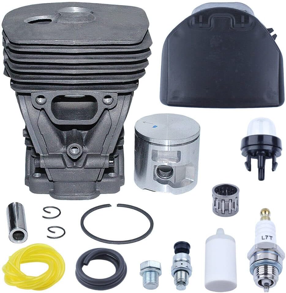 Replace Parts for Machine 47mm Cylinder Piston Kit for Husquarna 455 460 Chainsaw #537320402 #537255702