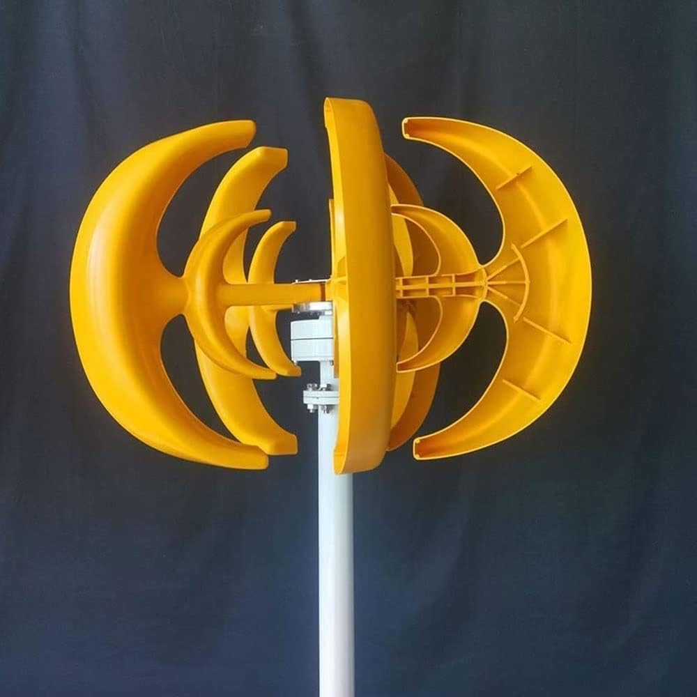 Vertical Wind Turbine Generator 5 Blades Windmill Motor 400W 12V 24V Wind Power Generator with Charge Controller for Home Hybrids Streetlight