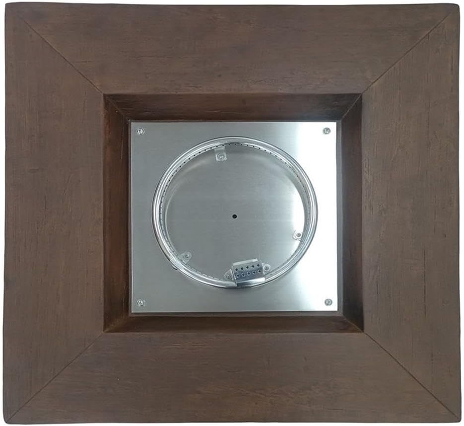 Smokeless Propane Gas Fire Pit - Fireplace for Outdoor - Brown