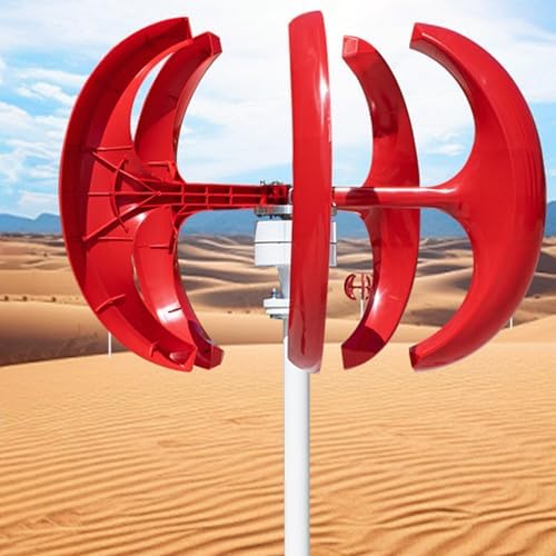 15000W/20000W Wind Turbine Generator - 5-Blade Vertical Design for Home, Chalet, Terrace & Fishing Boat - High Efficiency Renewable Energy Solution, 220V Output, Eco-Friendly Power Source