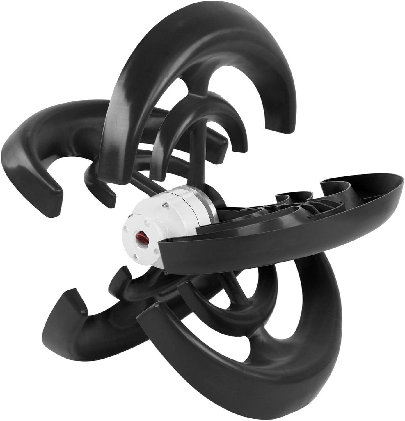 3KW 5 Blade Wind Turbine Kit 12v/24v Vertical Axis Wind Turbine Small Windmill with MPPT Controller