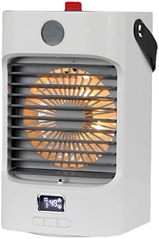 Portable Air Conditioners Fan, USB Personal Air Conditioner Fan with 3 Speeds, Air Cooler for Bedroom Home Office (Color : White)