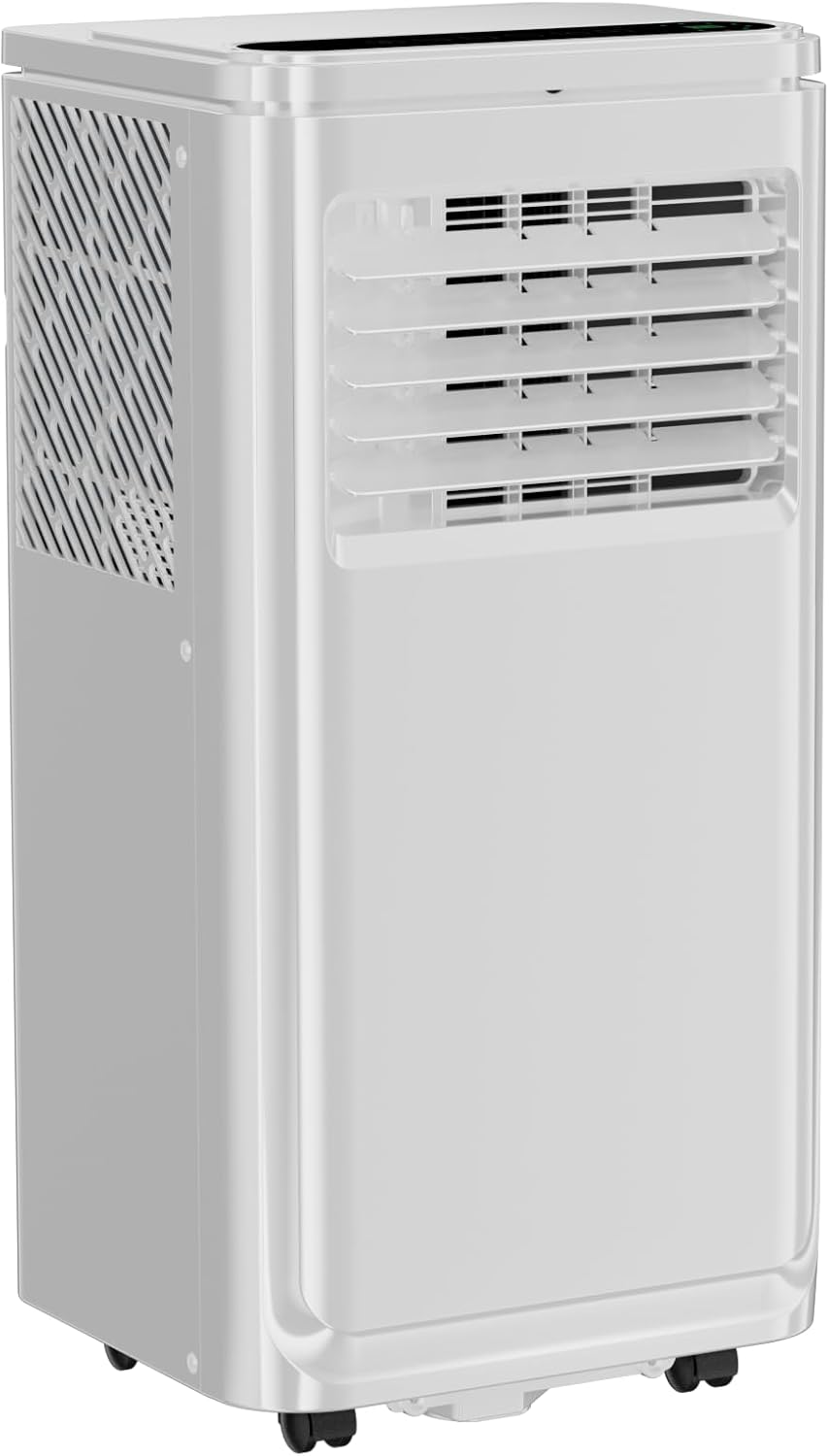 Uthfy 8,000 BTU Portable Air Conditioners, 3-in-1 Portable AC with Fan & Dehumidifier, 4 Modes, 24H Timer, Remote, Window Kit Included, Standing AC Unit for Indoor Room, Bedroom Use