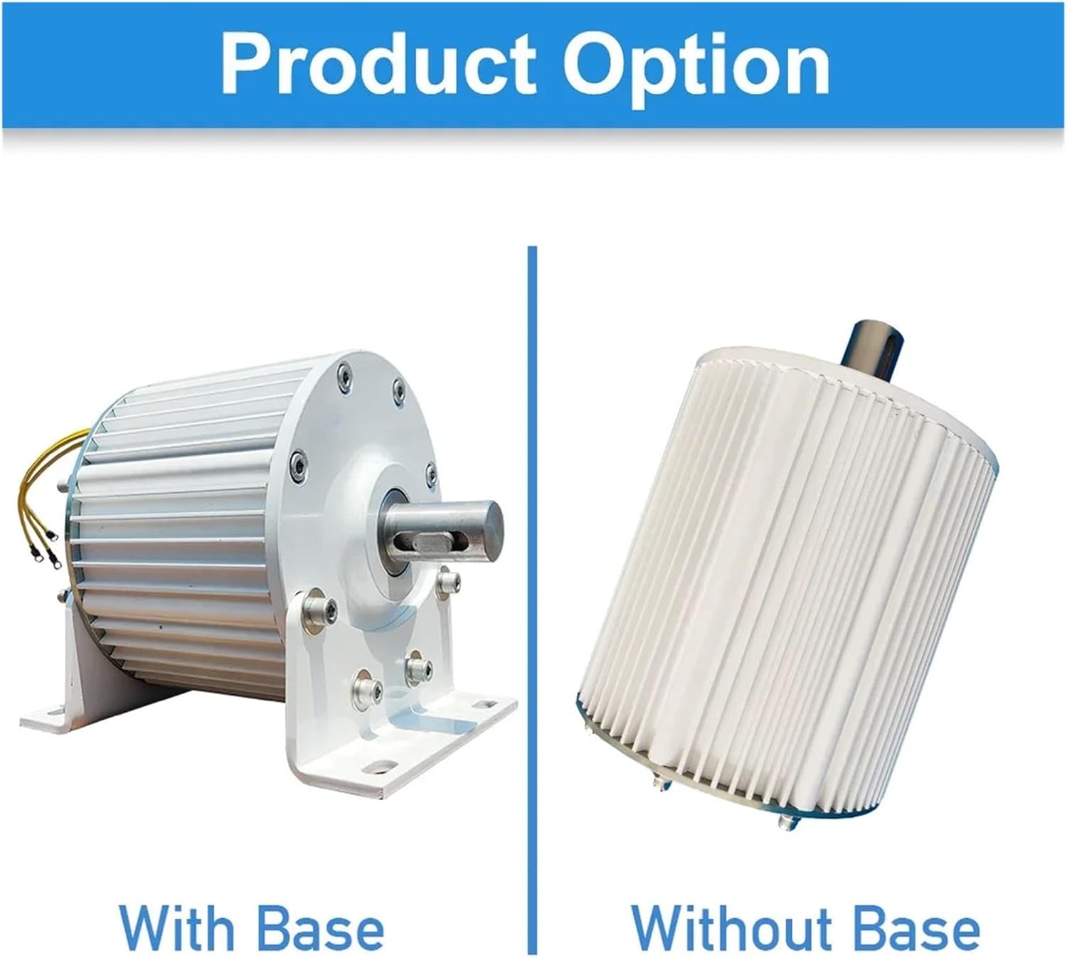 5KW 10KW Wind Turbine Electric Generator 48V 96V Low RPM tor Permanent Magnet Generator Hydro Turbine 20KW with Base Low Starting Speed for Home(Without Base,96V_5KW)