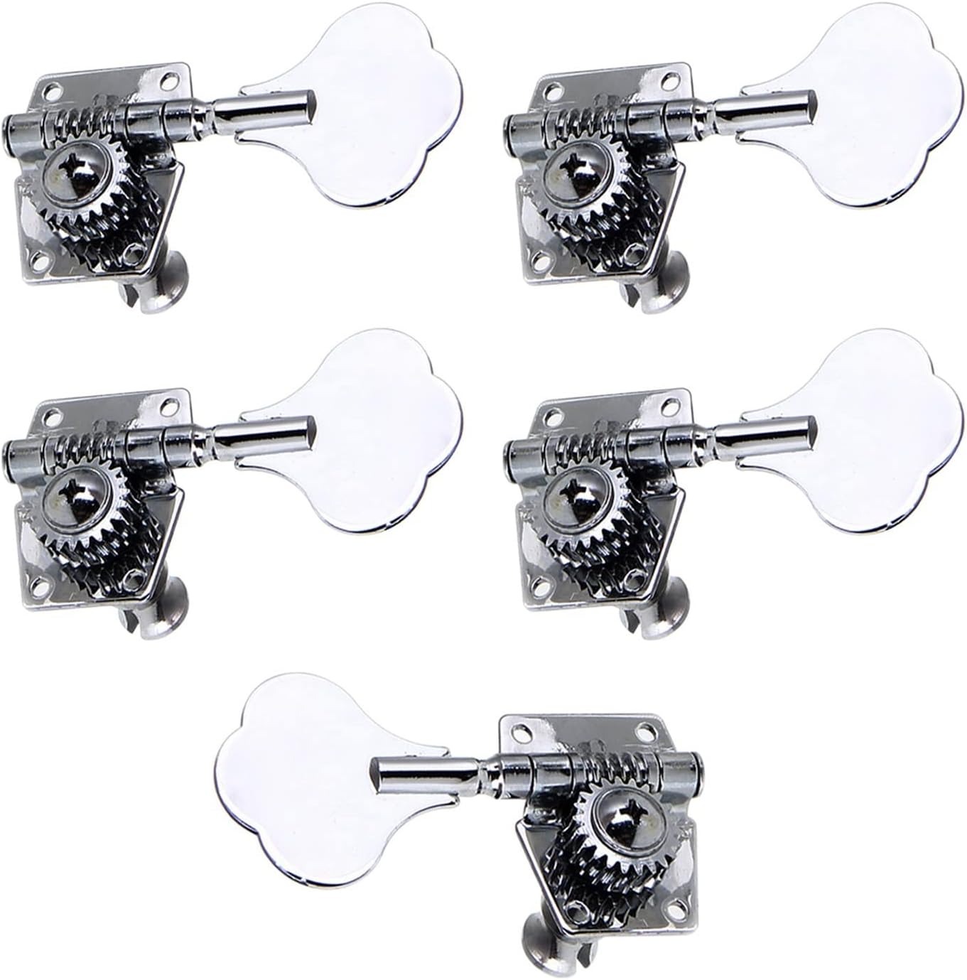 Guitar String Tuning Peg 1PCS Left & 4PCS Right Bass Tuner Peg Compatible for Guitar Tuning Pegs Guitar Accessaries (Color : Type 4)