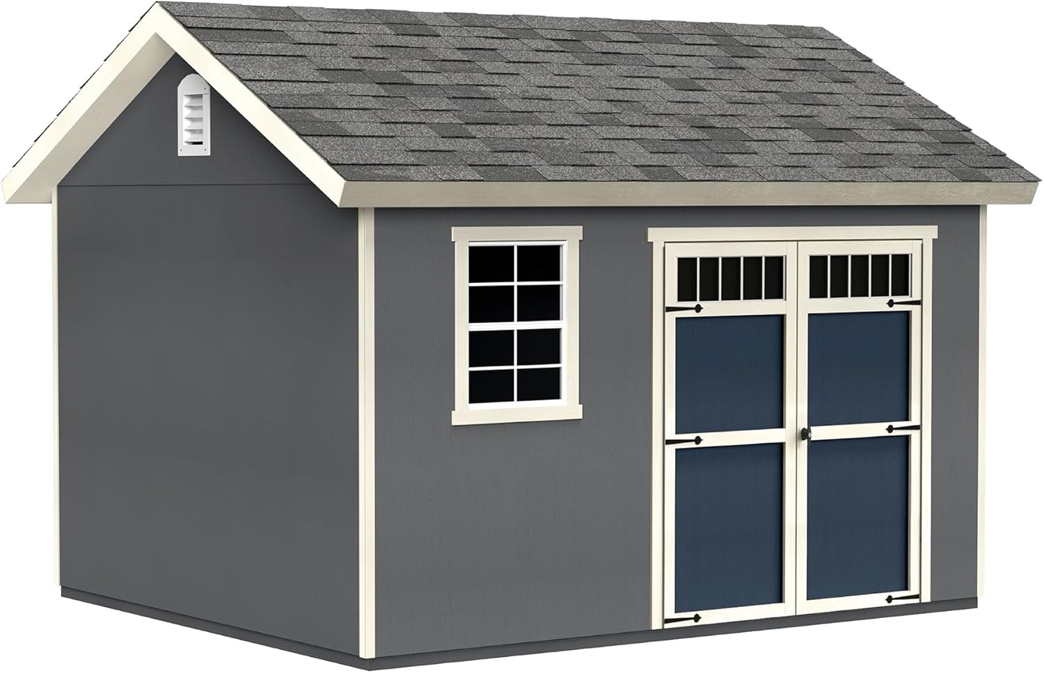 Handy Home Products Beachwood 10x12 Do-it-Yourself Wooden Storage Shed- Does not Include Floor kit, Paint, or Roofing Shingles