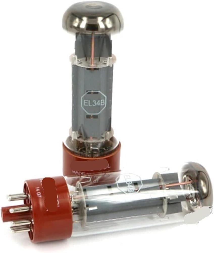 EL34 Tube Replaces 6CA7 6P3P 6L6 Vacuum Tube Precision Matched for Amplifier(2 pcs)