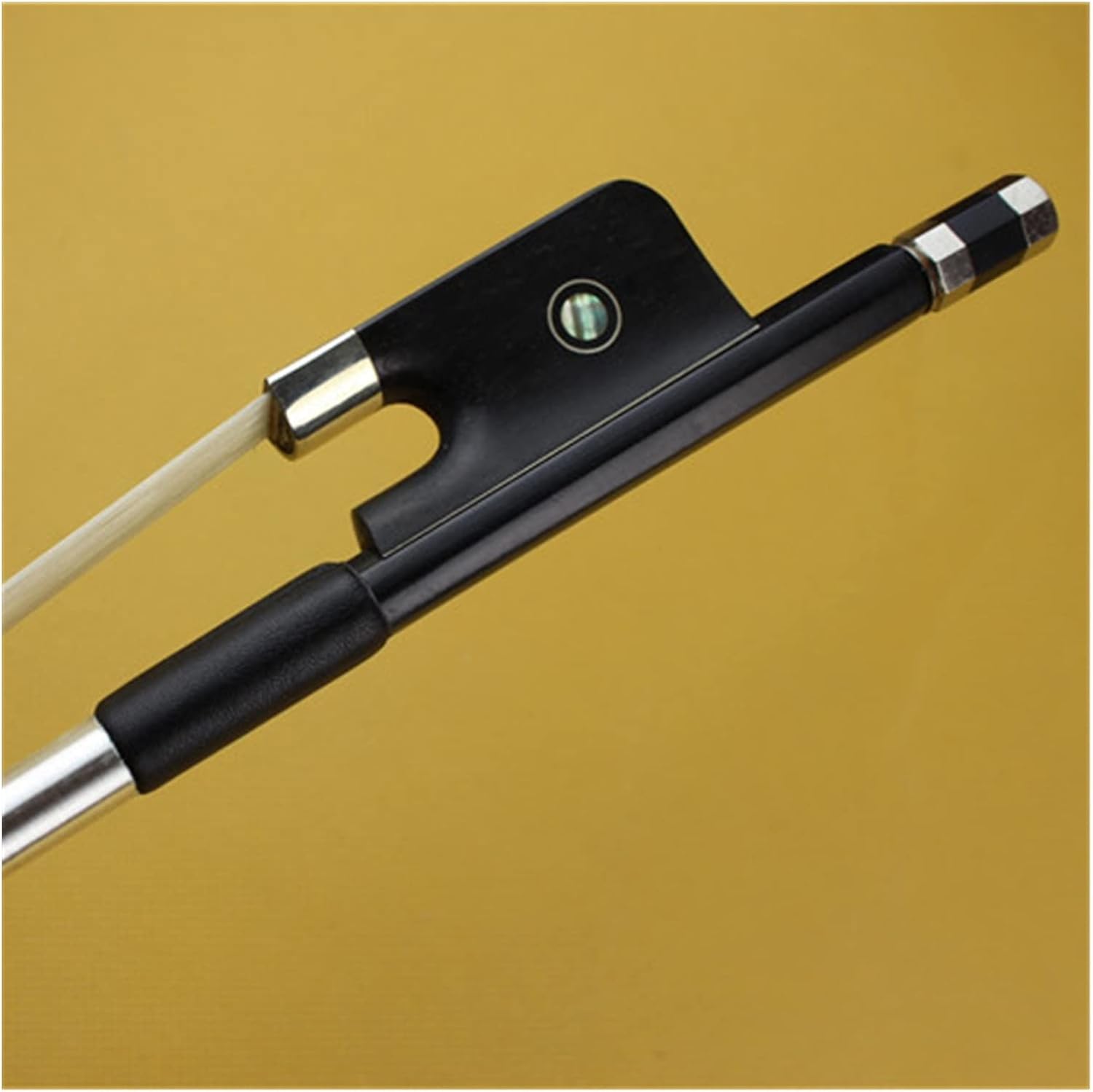 TSTS New 3/4 Professional Carbon Fiber Double Bass Bow Ebony Frog Professional Violin Bow