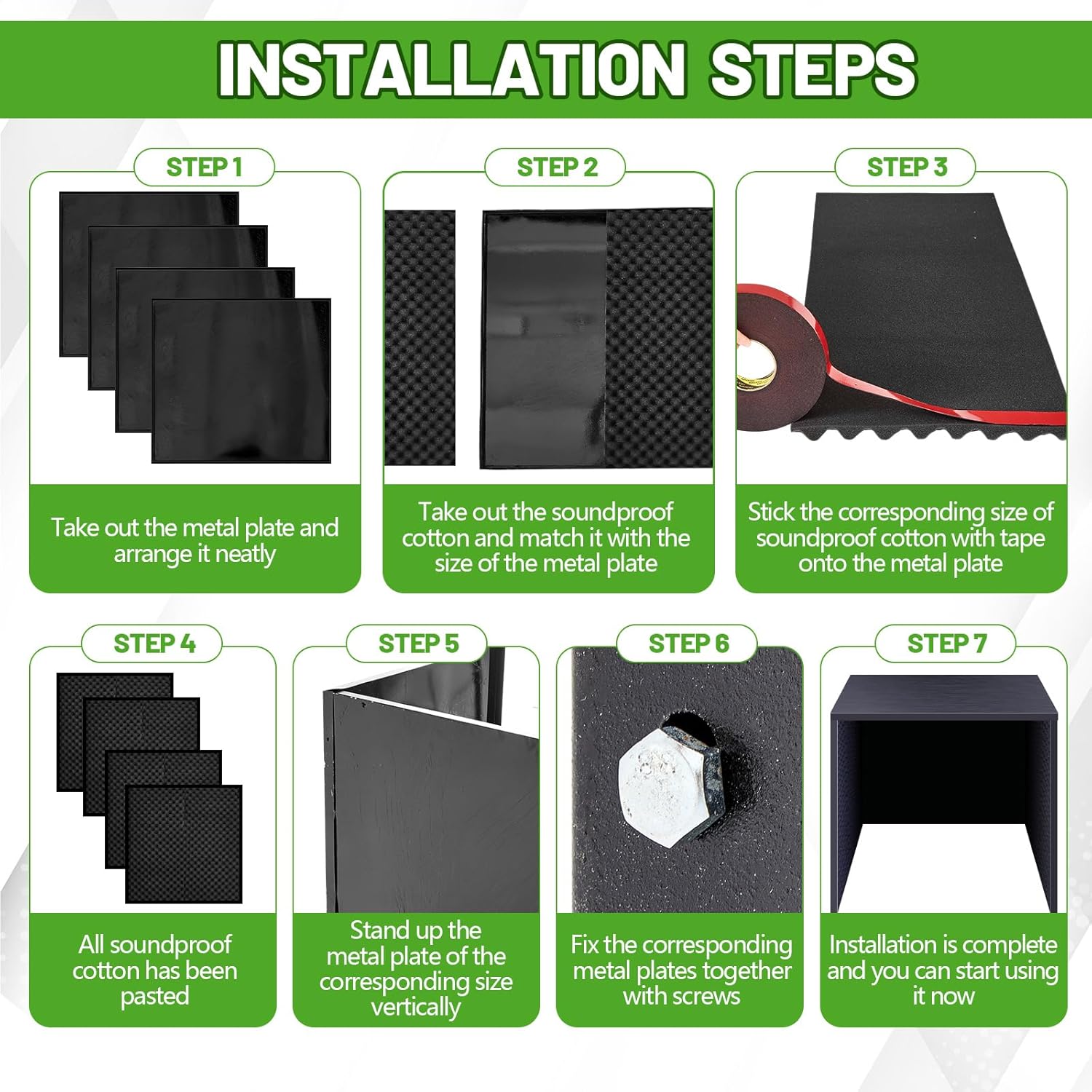 Generator Running Cover with Acoustic Panels for Most 3500w-12000w Generators Noise Reduction Quiet Box Heavy Duty Generator Shelter All Weather Outdoor Enclosure, 36 x 33 x 32 Inch