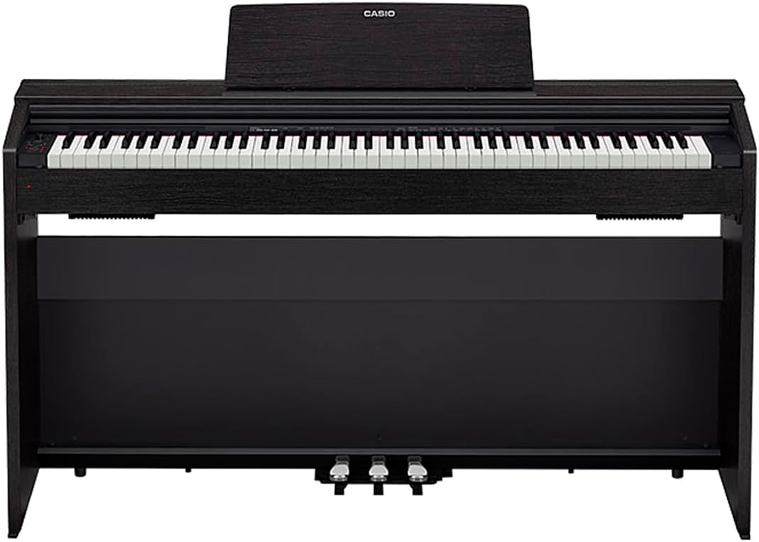Casio Privia PX-870 – 88-Key Weighted Console Digital Piano | Tri-Sensor II Scaled Hammer Action Keys| Elegant Design | Powerful 40W 4-Speaker Sound, Concert Play, USB-MIDI