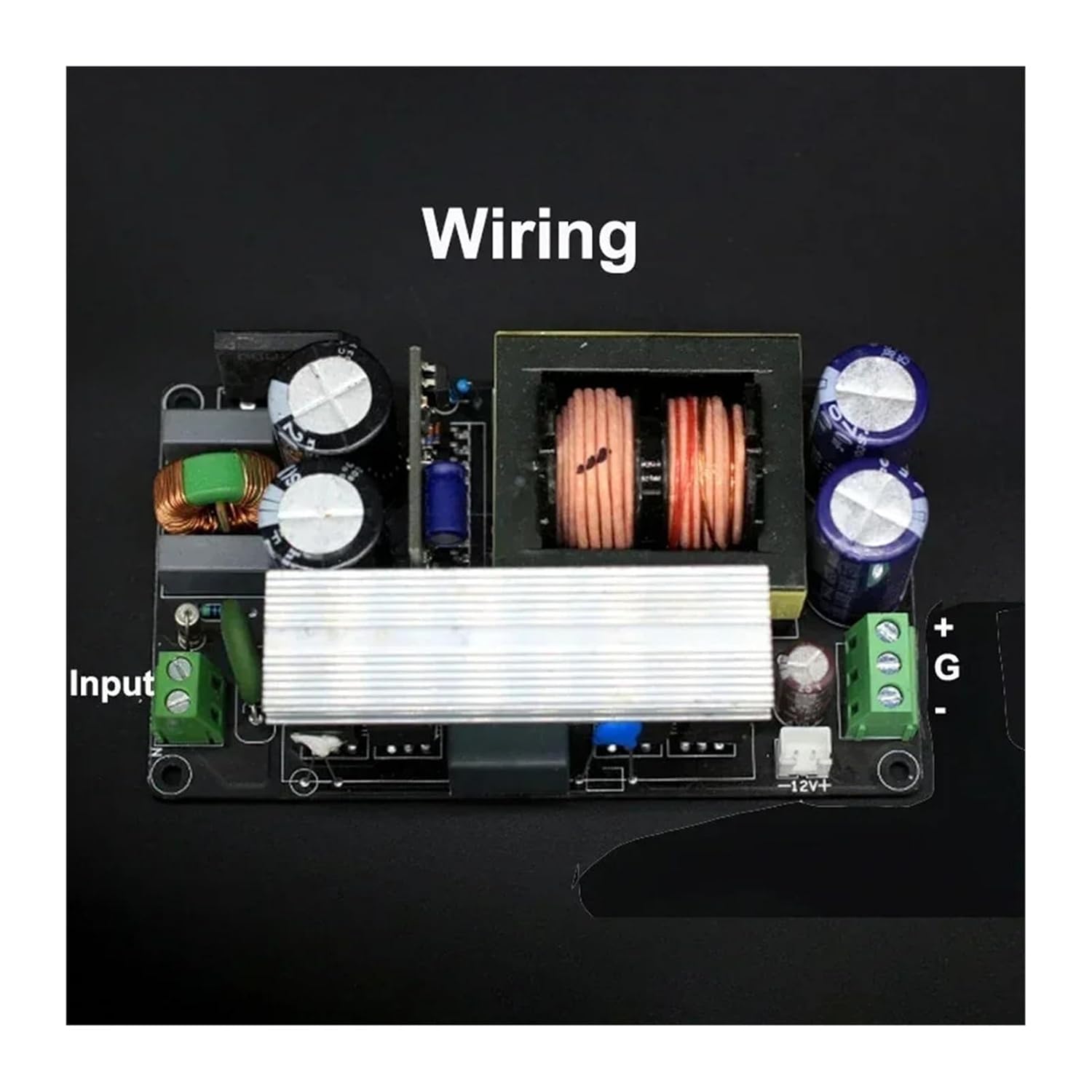 LLC Resonant Power Supply 600W Peak Digital Audio Amplifier Module Dual Voltage 30V-80V for TPA3255 High Efficiency 98%(Dual 35V)