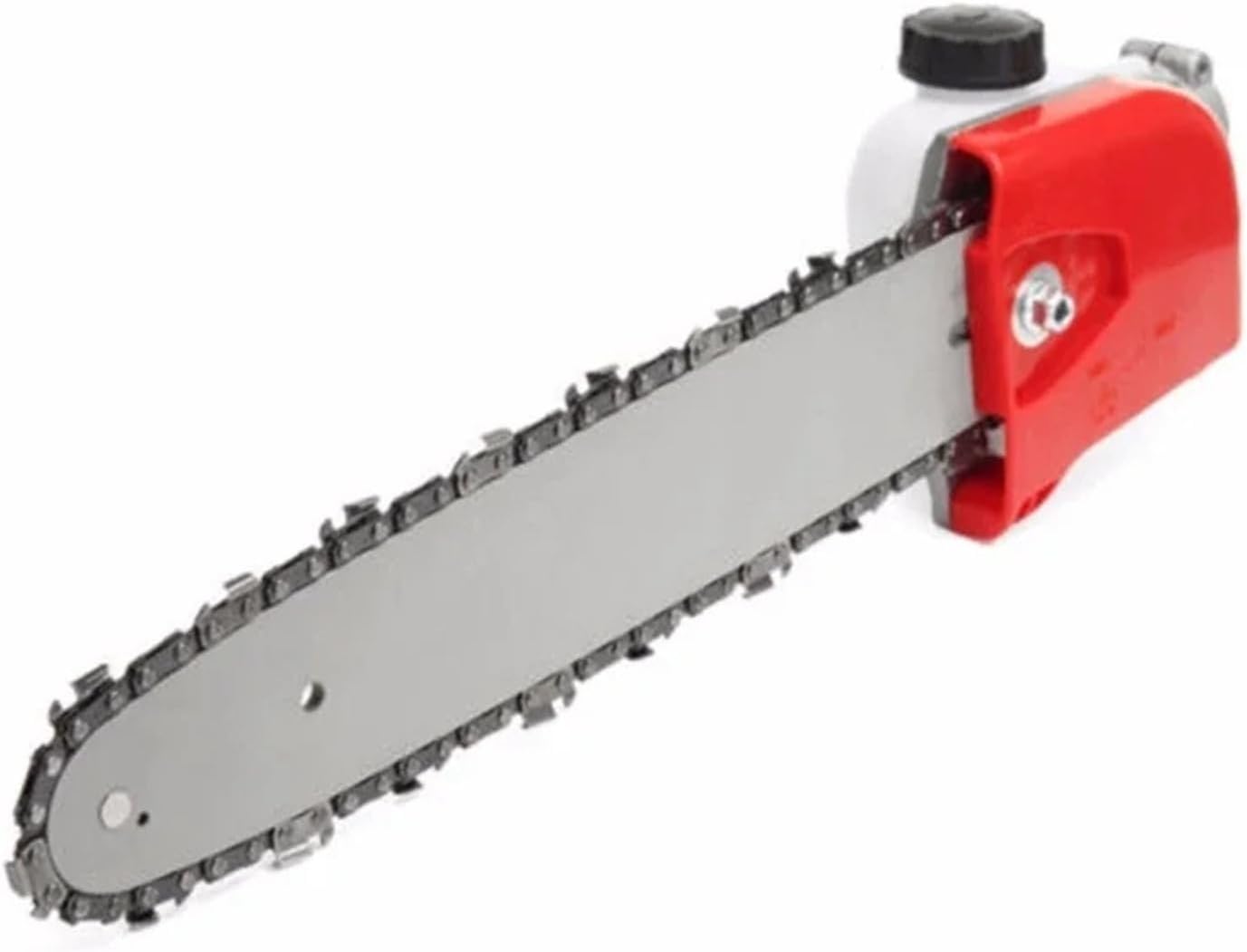 Universal Pole Saw Attachment for Brush Cutter Engine - Durable Aluminum Branch Saw with Gearbox, Guide Bar, and Chain(26mm-9T)