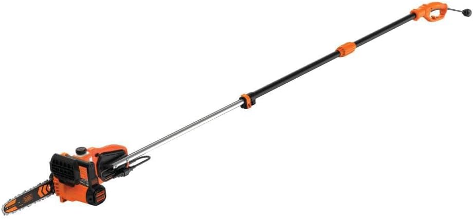 BLACK+DECKER BECSP601 8 Amp 10 in. 2-in-1 Electric Pole Chainsaw