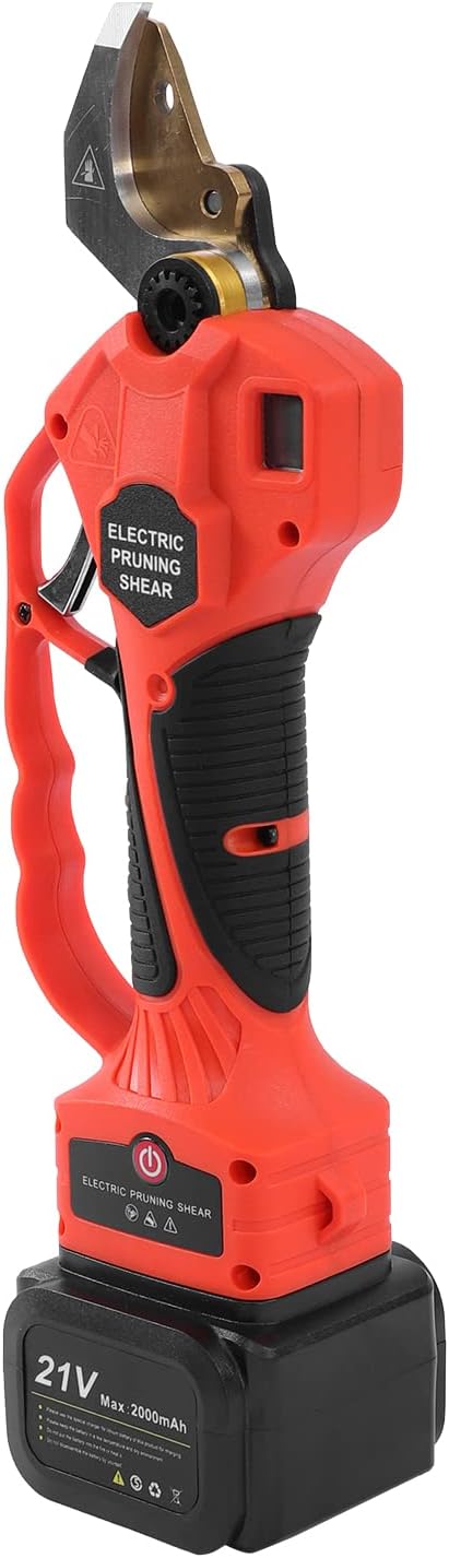 Electric Pruning Shears,Cordless Pruner with High Reach Extension Pole,Tool Belt,Lithium Battery Suitable for Gardens,Parks,Farms,Yards