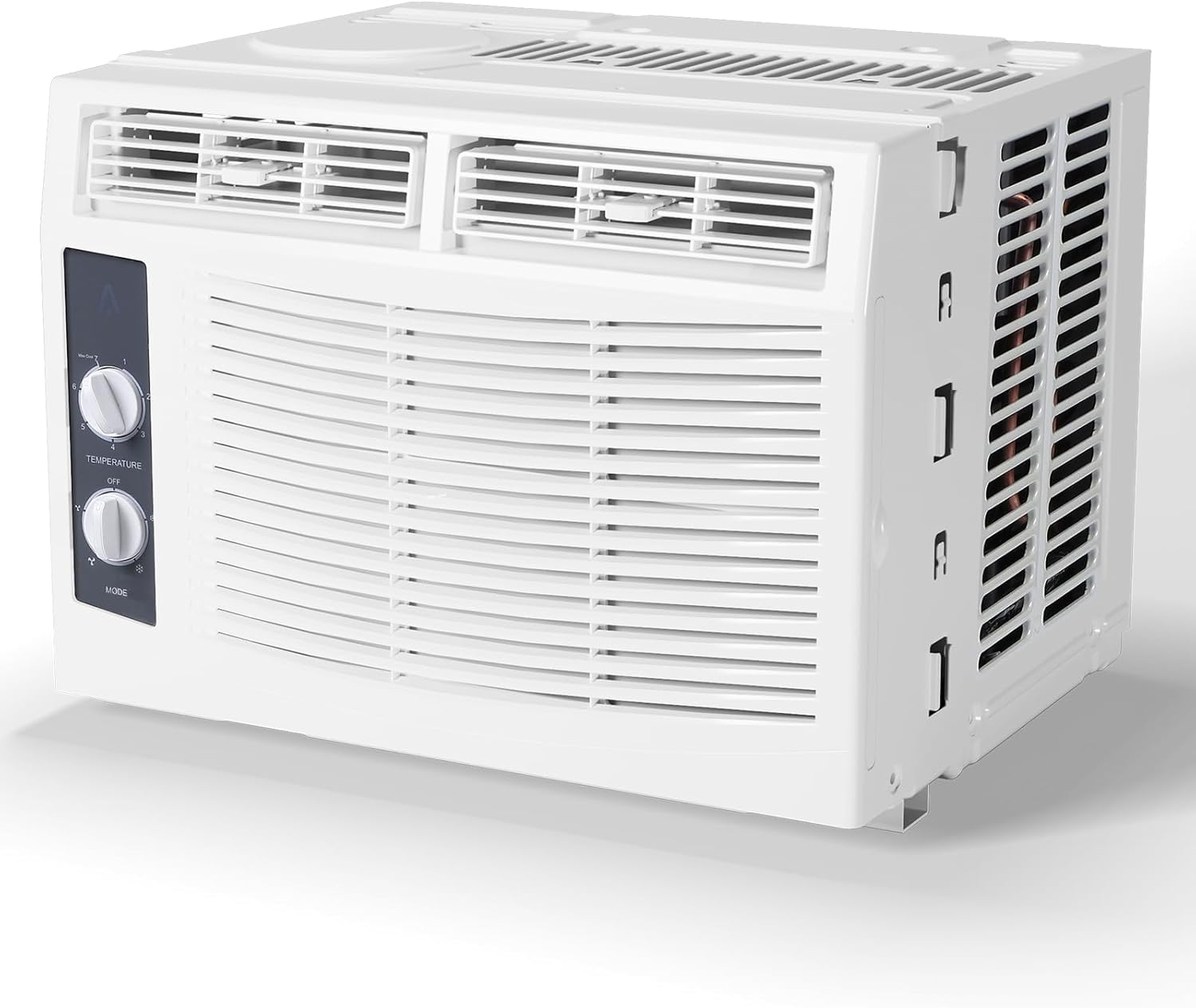 5,000 BTU Window Air Conditioner Unit for Rooms up to 150 Sq Ft, with Mechanical Controls, Cool/Fan Modes, Washable Filter & Easy Install Kit, Ideal for Small Bedroom, Office, Living Room