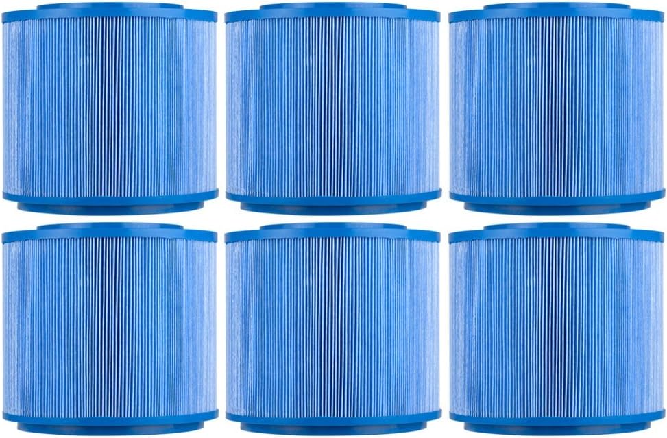 Clear Choice Pool Spa Filter 8.00 Dia x 6.75 in Cartridge Replacement for Master Spa Eco-Pure Baleen AK-70022, [6-Pack]