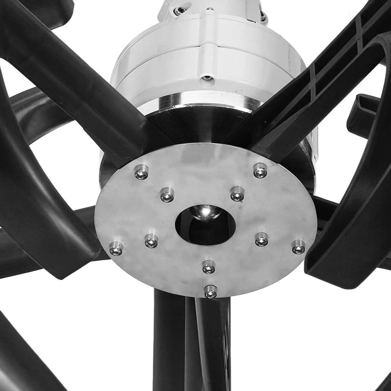 5 Blade 1000W 12V/24V/48V Wind Turbine, Vertical Axis Wind Turbine Low Wind Speed Starting Wind Turbines with MPPT Charge Controller, Three-Phase Permanent Magnet Generator (12, Volts)