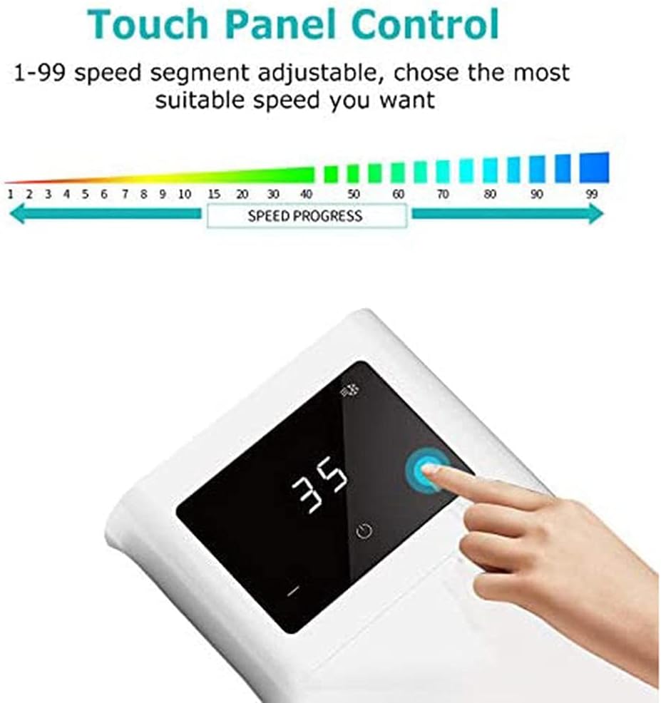 Portable Air Conditioner Fan, 3 In 1 Mini Air Conditioner Water Cooling Fan Touch Screen Timing Artic Cooler Humidifier Bladeless Fan-White