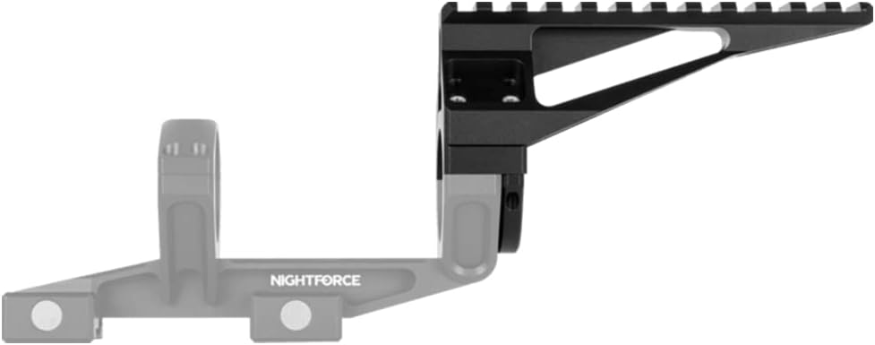 NIGHTFORCE Rap-i Rail Accessory Platform - Improved with Multimount Cap - Mounts on 4 and 6 Screw Rings and Mounts