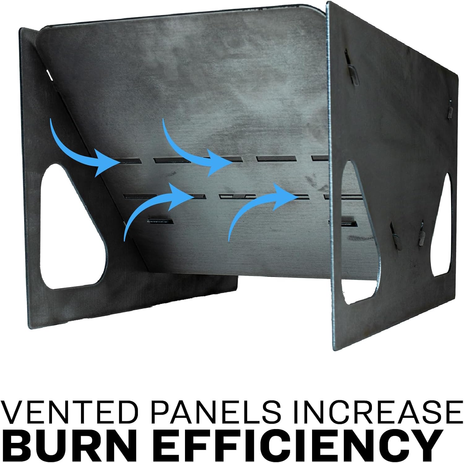 US Stove Portable Firepit (Silver, Medium)