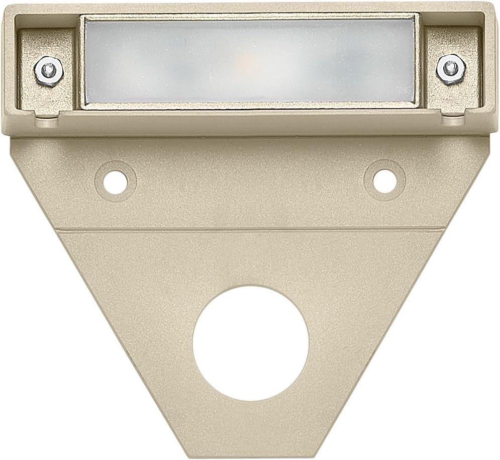 Hinkley Nuvi Small Deck Sconce 10-Pack - Vinyl Alloy, Composite Polycarbonate Lens, Integrated LED, Horizontal Illumination - Sandstone Finish