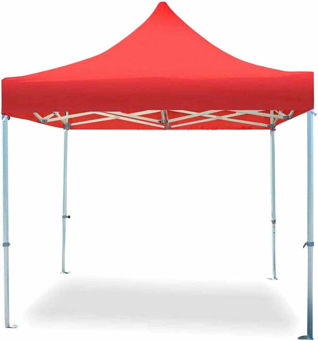 TentandTable 10' x 10' Speedy Pop Up Tent Red | Instant Canopy Sun Shade | Easy Setup | Adjustable Height | 50mm Aluminum Frame | Waterproof Tent Top | 16 Guest Capacity