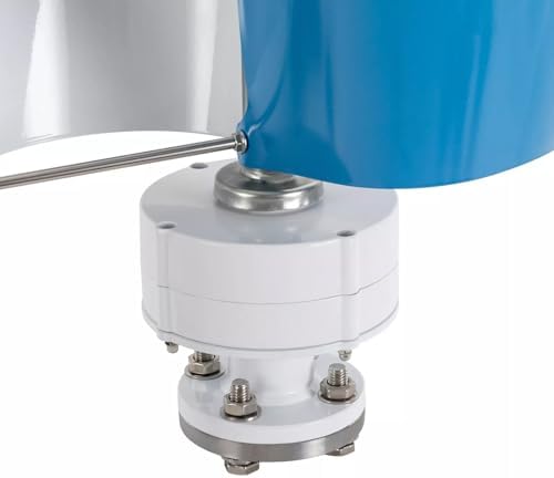 3KW Vertical Axis Wind Turbine Generator Kit, 12V/24V Off-Grid Wind Power System, 3-Phase Permanent Magnet Motor for Home Use Renewable Energy Solutions