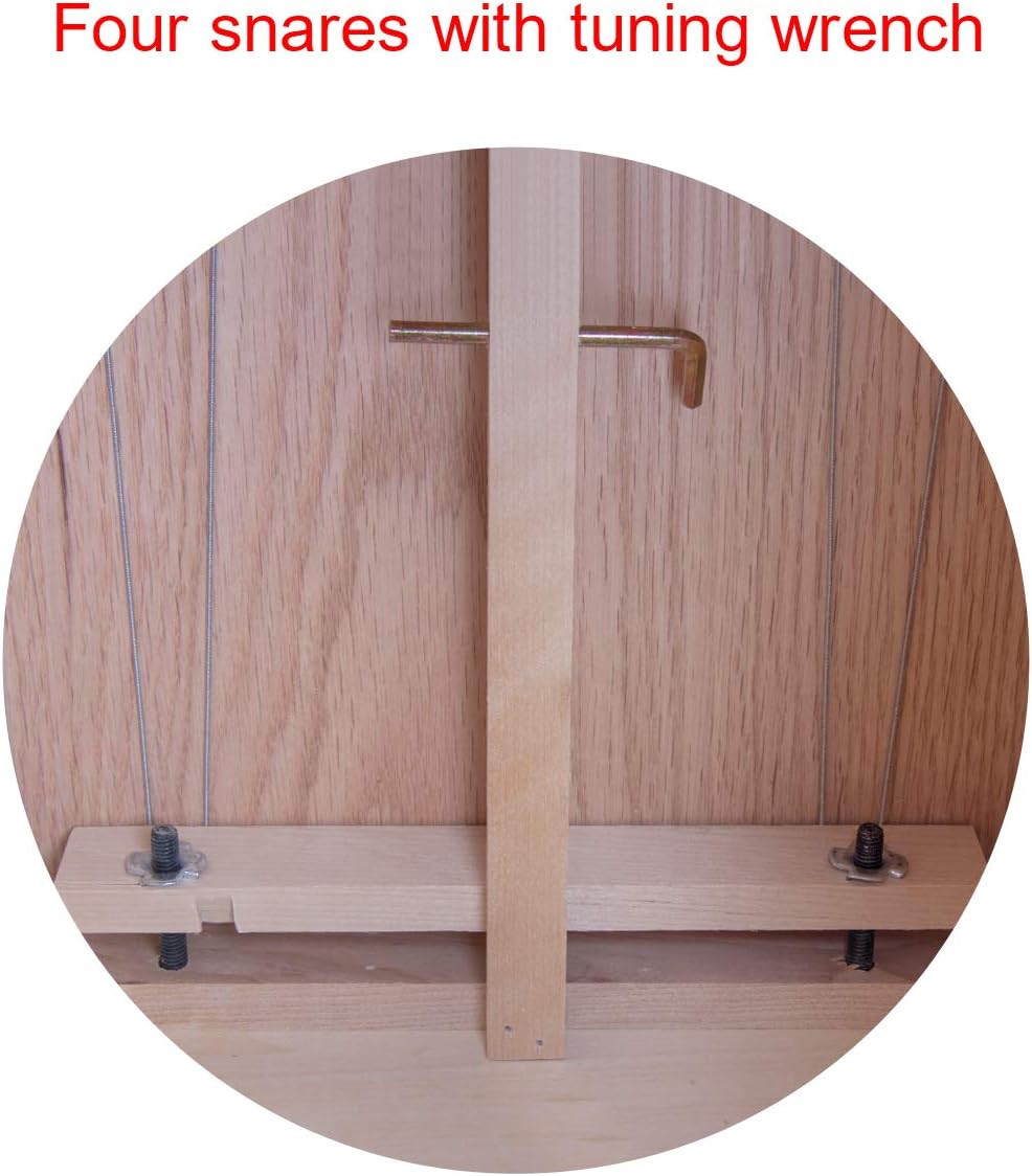 AKLOT Cajon,12 * 12 * 18 inch Box Drum Full Size Percussion Instrument Cajons with Internal Adjustable Snares Birch Wood Compact