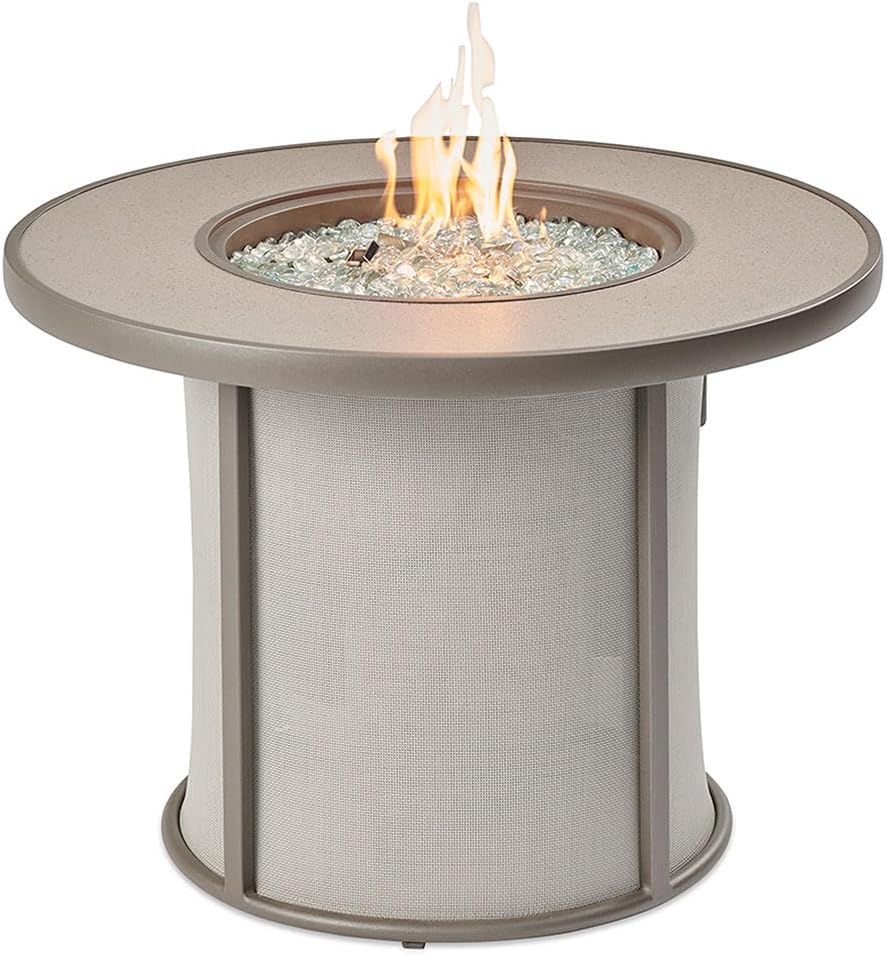 Outdoor GreatRoom Co Propane Fire Pit Table - Stonefire Gas Fire Pits for Outside Patio - 31