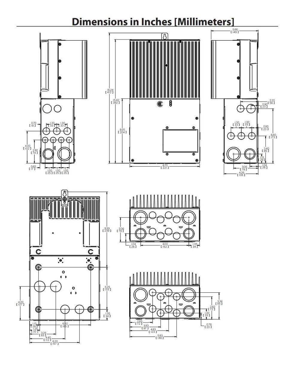 Morningstar Tristar MPPT 600V Solar Charge Controller w/ Disconnect Box (TS-MPPT-60-600V-48-DB) - Intelligent High Voltage Solar Panel Regulator for LA/Li Batt., 97.9% Effic., Data/Comms, 5 Yr. WTY