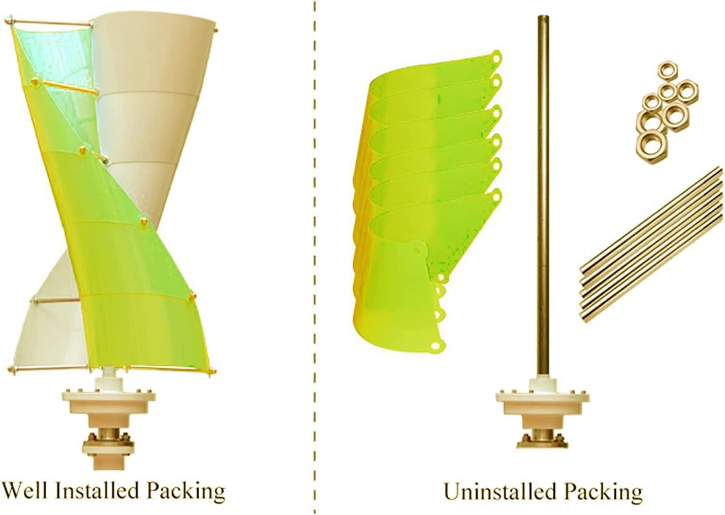 9000W Wind Turbine Generator Vertical Axi Lantern, Home 12V 24V 48V 220V Wind Turbine