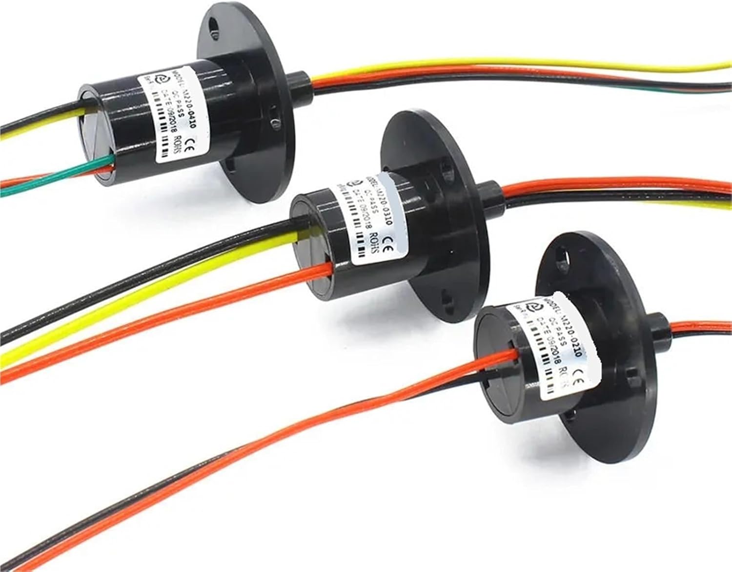 1pc High Current Wind Power Slip Ring 2/3/4 Wires of Dia. 22mm 30mm for 10A 30ACurrent Sliprings Rotary Unions(30mm 4CH 30A)
