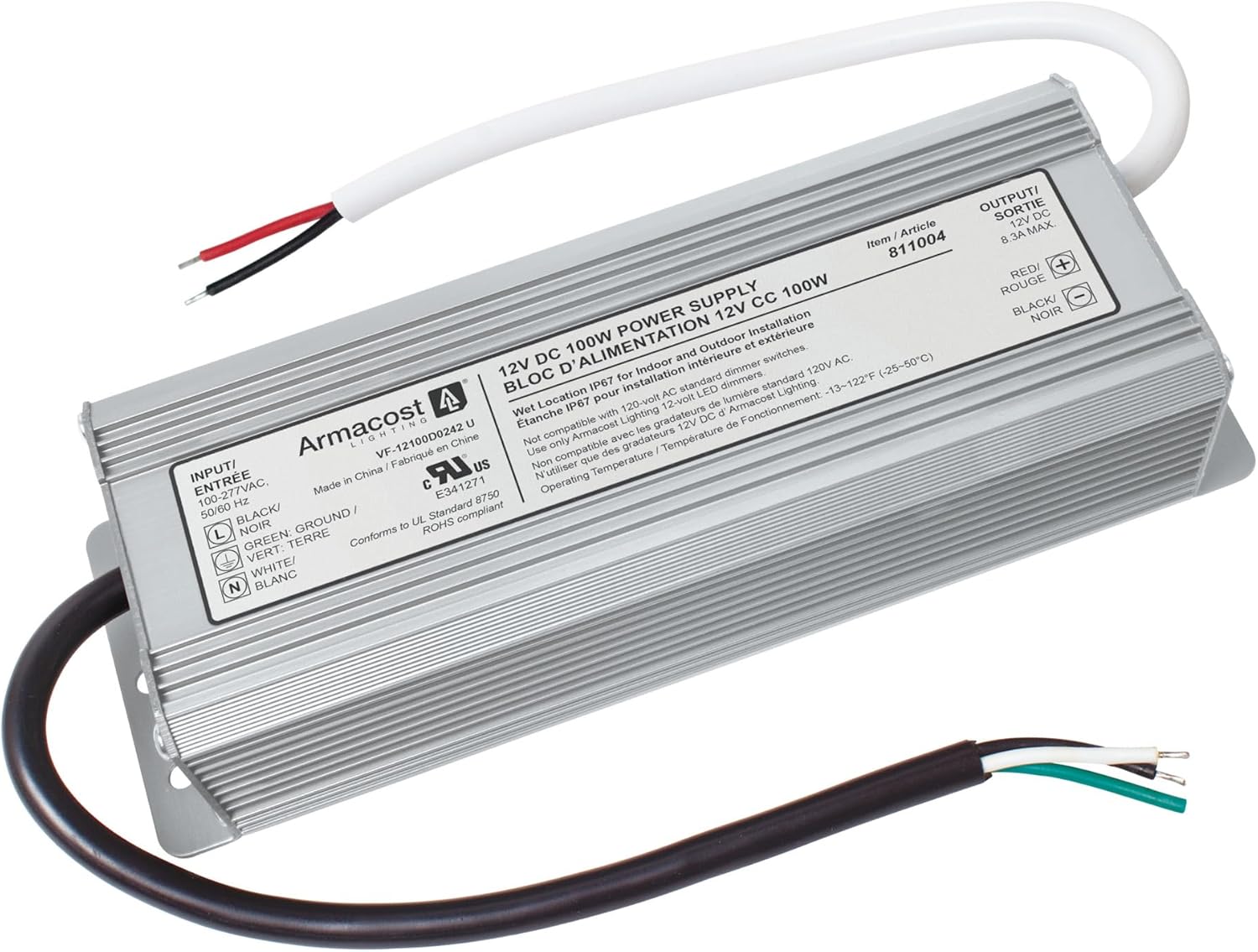 Armacost Lighting 100 Watt Standard Indoor/Outdoor Power Supply 811004