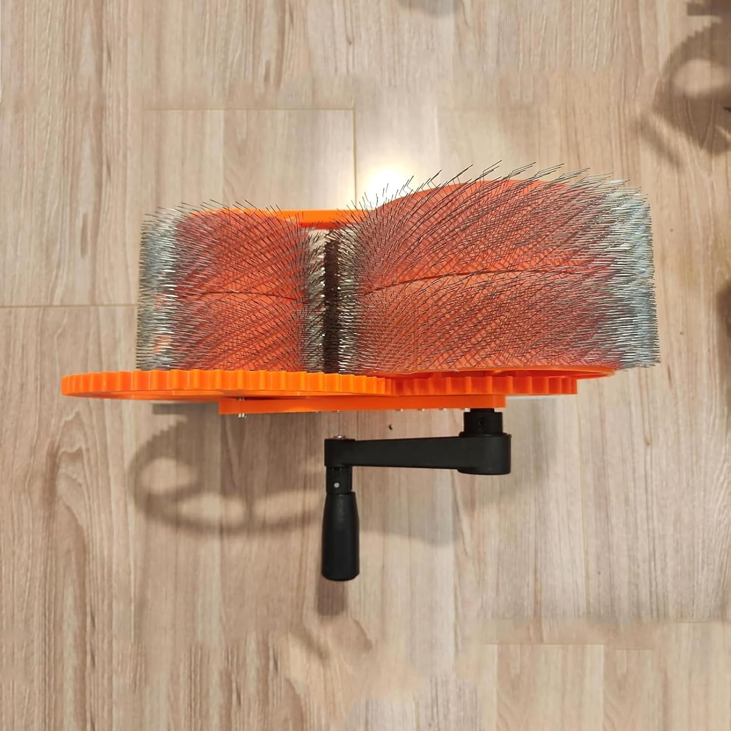 8in Drum Carder Manual Carding Machine, Wool Combing Machine, Wool Felt-Making Tool, Wool Felt Color Mixer, Fast Color Mixing, DIY Wool Felt, for DIY Craft, Handmade Enthusiasts