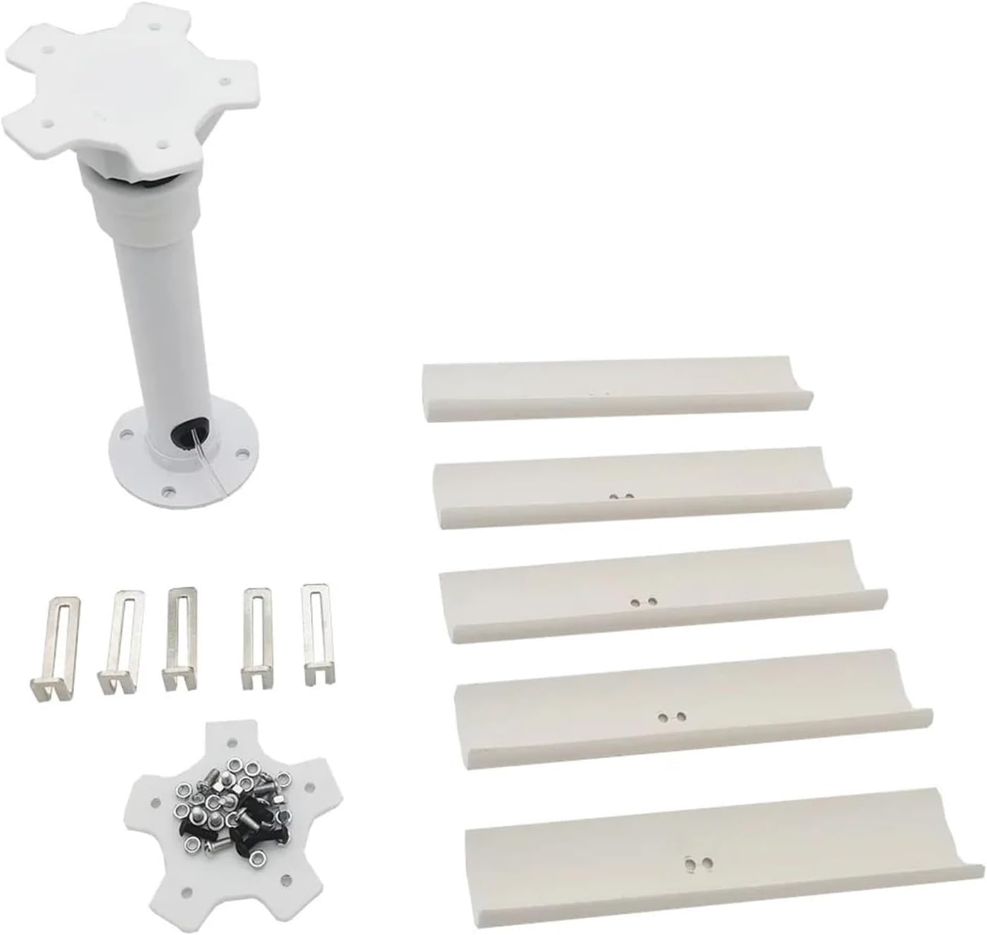 Wind Power DIY Kit Vertical Five-Blade Wind Generator Model Three-Phase Permanent Magnet Brushless Generator Low-Speed Windmill Portable Tools Learn About Renewable Energy & Power