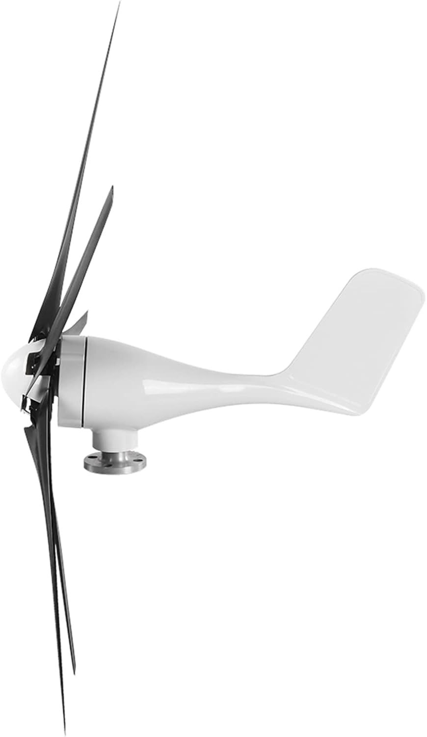 800W Windmill Generator, 5 Blade Small Wind Turbines Kit Industrial Energy Equipment (Black 12V)