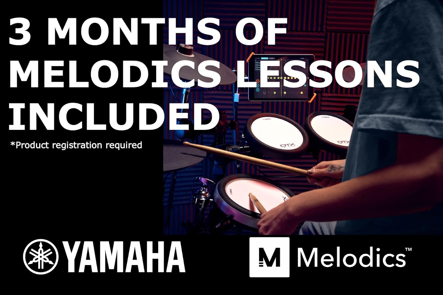 Yamaha DTX6K-X Electronic Drum Set with DTX-PRO Module, 70 Premium Customizable Kits, Kit Modifier Controls, USB Audio/MIDI, Silent Silicone Heads, DTX Touch Sound Editor Smart App